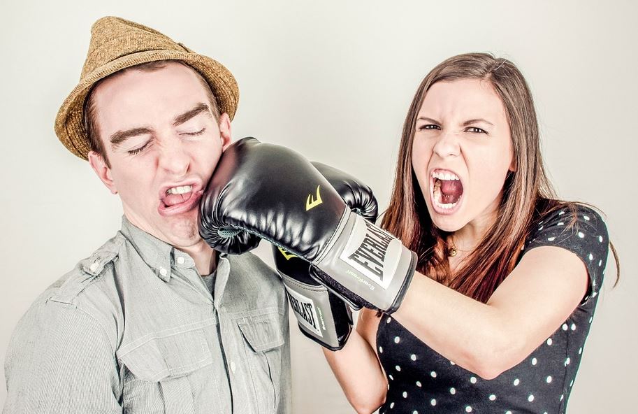 boxing couple drama-free relationship