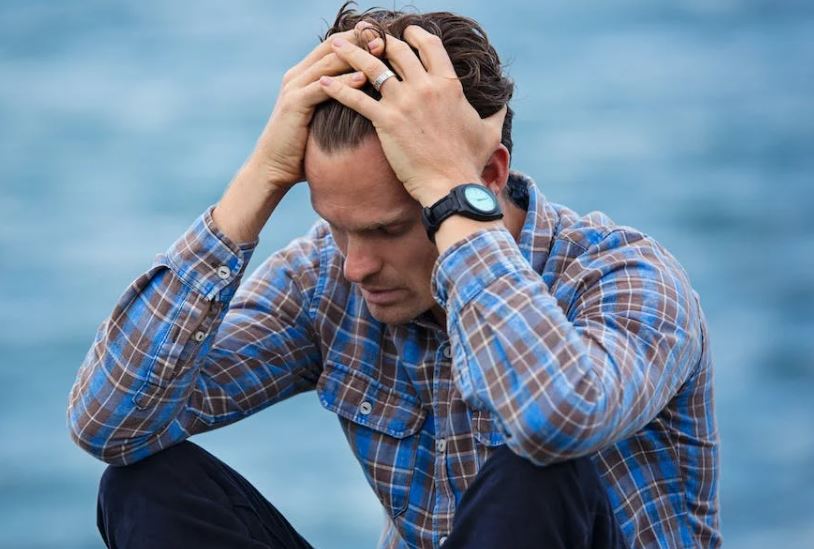 man Struggling with Anxiety